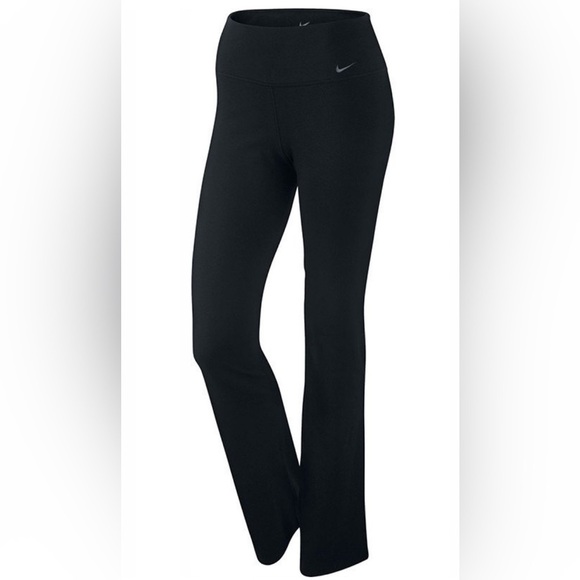 Nike Dri-Fit Black Yoga Straight Leg Pants/ Leggings size small - Picture 1 of 6